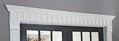 Crossheads with Trim | Dentil and Egg & Dart