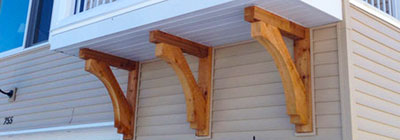 Image of Real Wood Timber Brackets