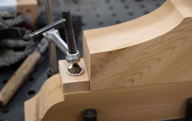 Custom hand-crafted wood millwork