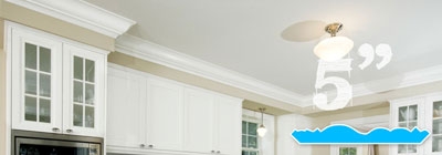 5" to 5-7/8" Face (For 8'-10' Ceilings)