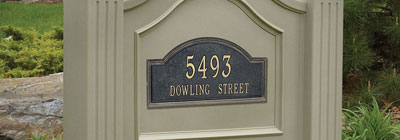 Address Posts and Signs
