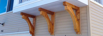 Real Wood Timber Brackets