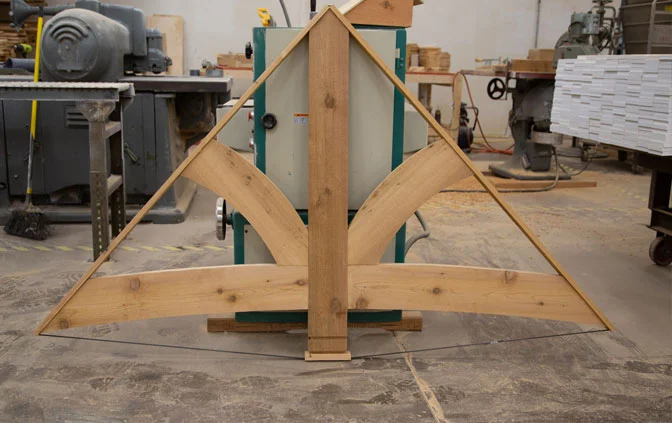Custom gable bracket detail